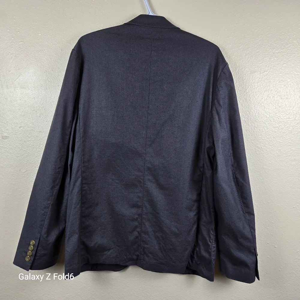 Men’s J.Crew Classic-Fit Hemp- Organic Cotton Blazer Elastane Size‎ M EUC
